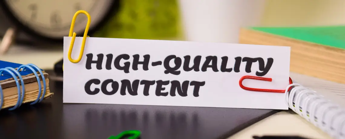 Create High Quality Content That Ranks Highly in 2024