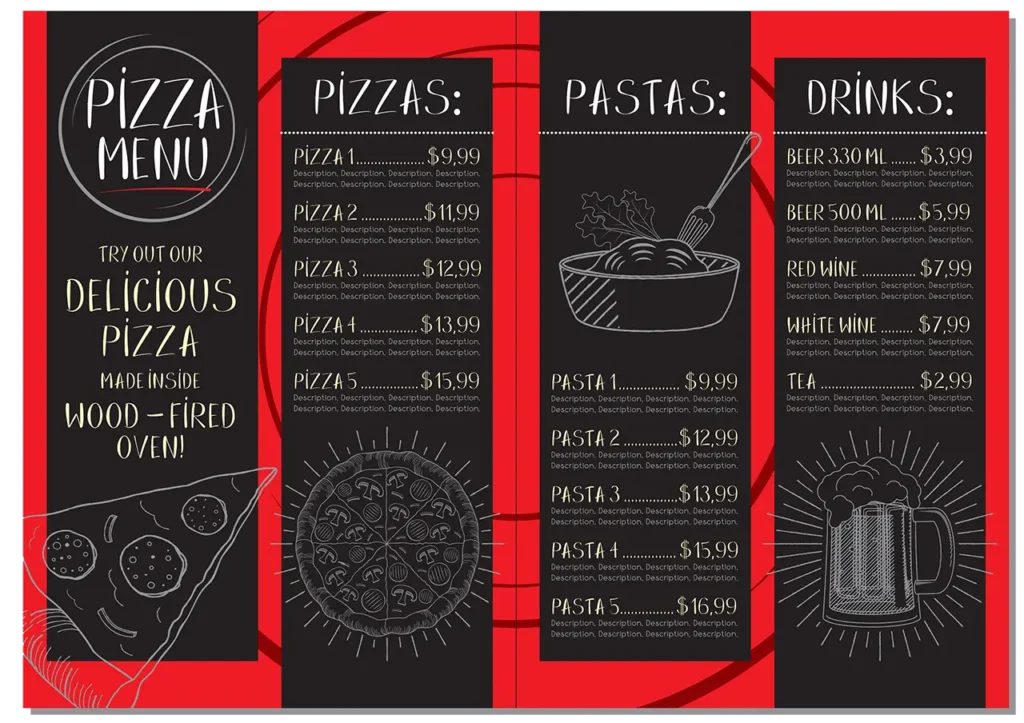 custom digital menus for Collinsville, IL bars